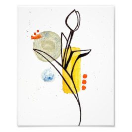 Waterbloemenprint Foto Afdruk