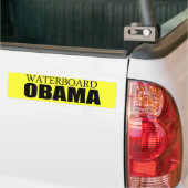 Waterboard Obama Bumpersticker (Op Truck)