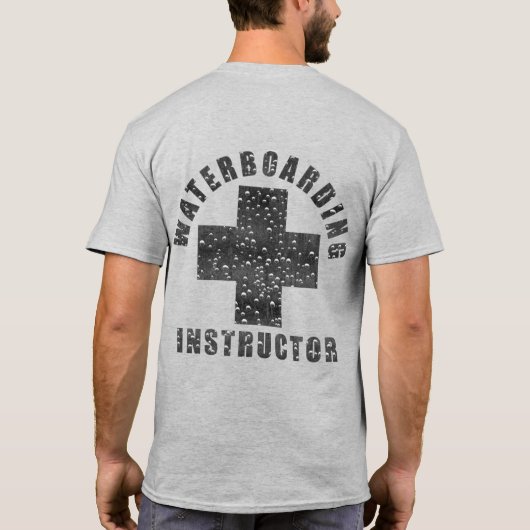 "WATERBOARDING INSTRUCTOR 2" T-shirt (Achterkant)