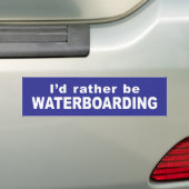 WaterbordBumpersticker Bumpersticker (Op auto)