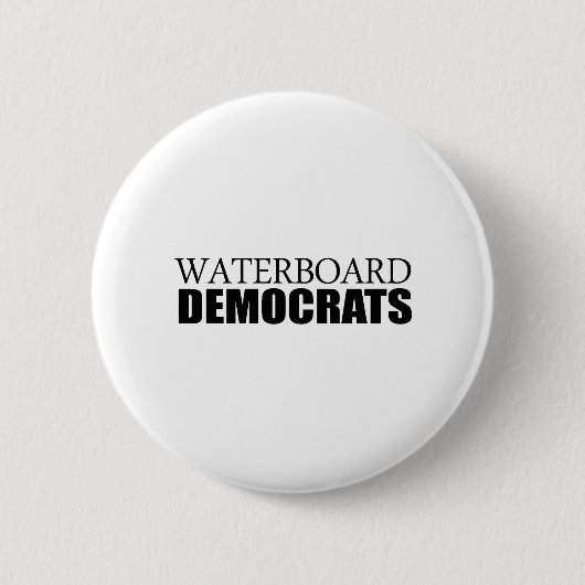 Waterborddemocraten Ronde Button 5,7 Cm (Voorkant)