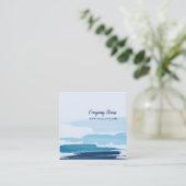 Waterborstels Vierkante Visitekaartje (Staand voorkant)