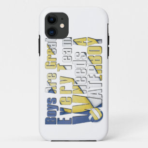 Waterboy Volleyball in Blue en Yellow iPhone 11 Hoesje