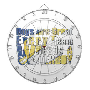 Waterboy Volleyball in Blue en Yellow Dartbord
