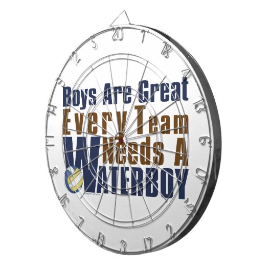 Waterboy Vollyball in Blue Dartbord (Voorkant Rechts)