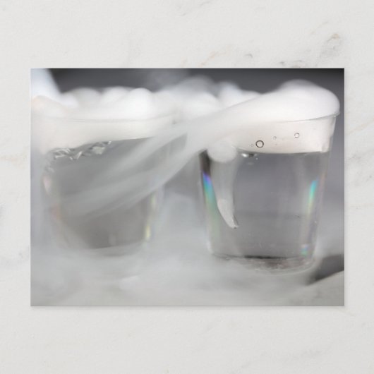 Waterbril met droog ijs briefkaart (Voorkant)