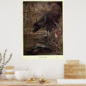 waterbuffelverf (1909) poster (Keuken)