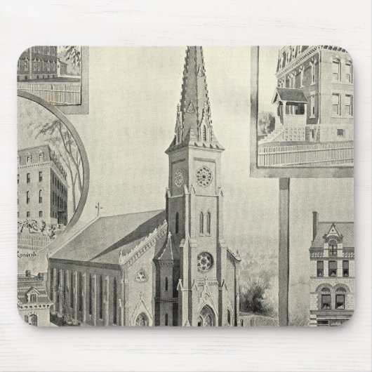 Waterbury Church of the Immaculate Conception Muismat (Voorkant)