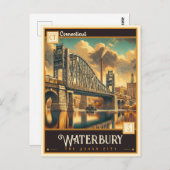 Waterbury, Connecticut |  Briefkaart (Voorkant / Achterkant)