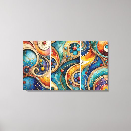 watercircus canvas afdruk (Voorkant)