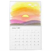 Watercolor 2025 Wall Calendar Kalender (Jan 2027)