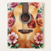 Watercolor Acoustic Guitar Floral (Dos)