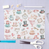 Watercolor Alice Pattern  Tissuepapier (Craft)