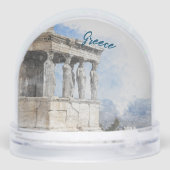 Watercolor Ancient Ruins in Athens Greece  (Arrière)