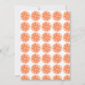 Watercolor Aperol Spritz Invitation de la douche n (Dos)
