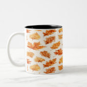 Watercolor Autumn Leaves Mug (Gauche)