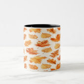 Watercolor Autumn Leaves Mug (Centre)