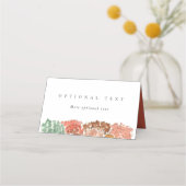 Watercolor Autumn Trees Thanksgiving (Achterkant)