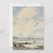 Watercolor Avontuur strand  Kaart (Achterkant)