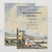 Watercolor Avontuur strand  Kaart (Voorkant / Achterkant)