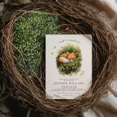 Watercolor Baby Fox Baby shower Invitation