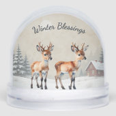 Watercolor Baby Reindeer Personalized Christmas (Avant)