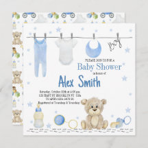 Watercolor babyjongen