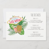 Watercolor Bachelorette Beach Party Invitation (Dos)
