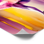 Watercolor ballerina kunstprint poster (Hoek)