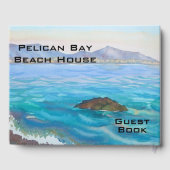 Watercolor Beach House Accueil Livre d'or (Verso)