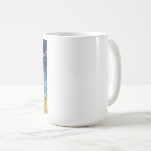 Watercolor Beach Mug (Devant droit)