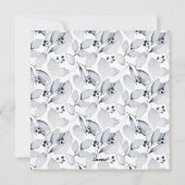 Watercolor Berries Green Photo Cartes de Noël (Dos)