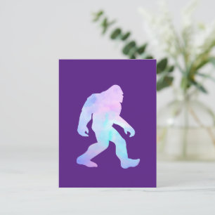 Watercolor Bigfoot Uitnodiging Briefkaart
