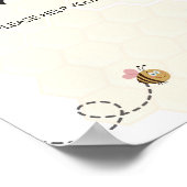 Watercolor bij Drink, tast toe Poster (Hoek)