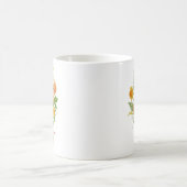 Watercolor Birth Flower Daffodil Personalized Mug (Centre)