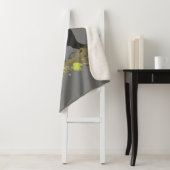 Watercolor Black Bears Wildlife Nature Graphic Art Sherpa Deken (In situ)