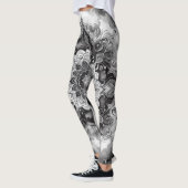Watercolor black ink wash leggings (Links)