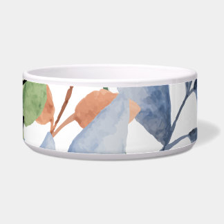 Watercolor Bladeren Kom voor Huisdieren