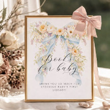 Watercolor bloemboog babyshower boeken voor baby