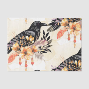 Watercolor Bloemen Bloemstuk Raven Botanicals Tissuepapier