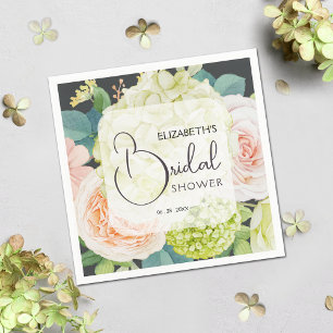 Watercolor Bloemen Bruidsbruiloft Servet