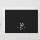 Watercolor Bloemen Bruiloft Uitnodiging (Achterkant)