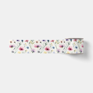 Watercolor Bloemen Lint