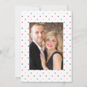 Watercolor Bloemen Mexicaans Fiesta Bruiloft Foto Save The Date (Achterkant)