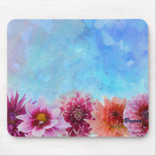 Watercolor Bloemen Modern Bloemendecor Elegant Muismat