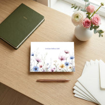 Watercolor Bloemen Onderste Rand Wilde Bloemen