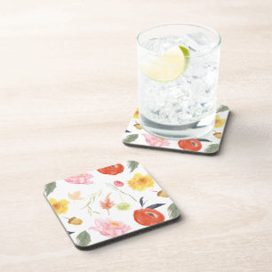 Watercolor Bloemen Onderzetter