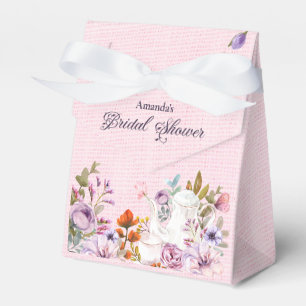Watercolor Bloemen Thee Partij Thema Bruidsdiner Bedankdoosjes