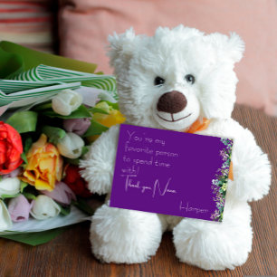 Watercolor bloemen voor Oma Moederdag Feestdagenkaart