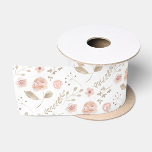 Watercolor bloemenlint lint